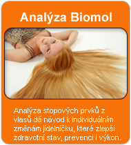 analýza stopových prvků, Biomol, vlasové analýzy, Biomol-Med, vlasová, vlasy