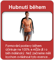 hubnutí během, formování postavy, běh